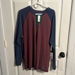 NWT. Long sleeve Henley